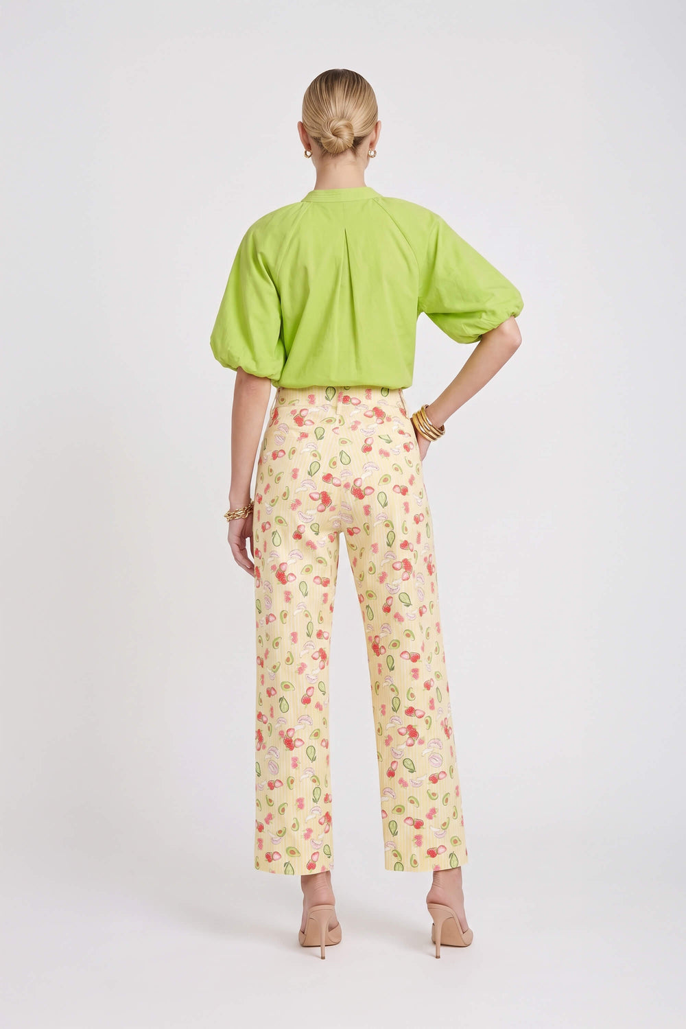Nadia Belted High-Waist Wide-Leg Pants 731124 AMA - Reina Diaz