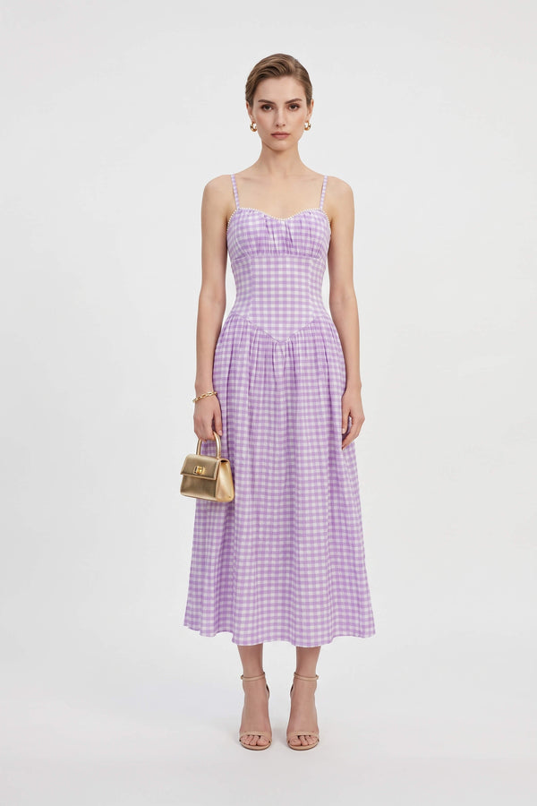 Nadia Strapless Ruffle-Overlay Maxi Vestido 723170 - Reina Diaz