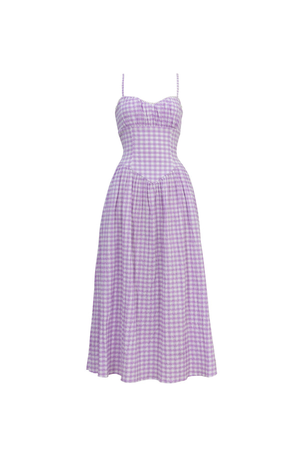 Nadia Strapless Ruffle-Overlay Maxi Vestido 723170 - Reina Diaz