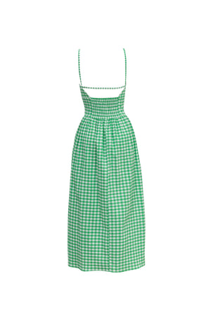 Nadia Strapless Ruffle-Overlay Maxi Vestido 723170CIE/LIL/VER - Reina Diaz