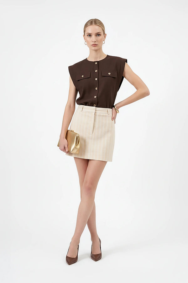 Nairobi Structured Utility Blusa - Reina Diaz