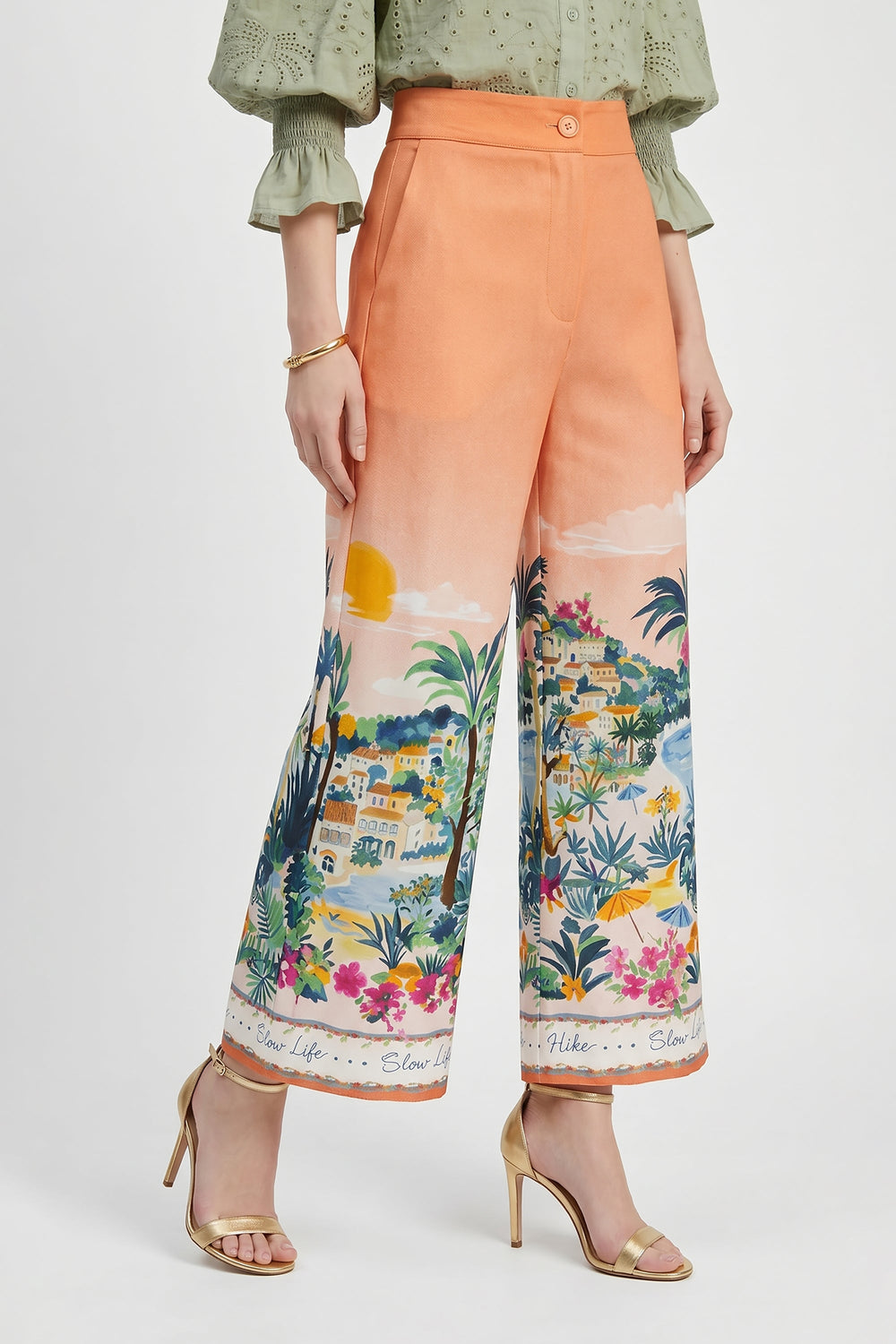 Natalia High - Waist Straight - Leg Pantalón - Reina Diaz