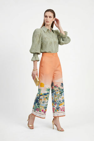 Natalia High - Waist Straight - Leg Pantalón - Reina Diaz