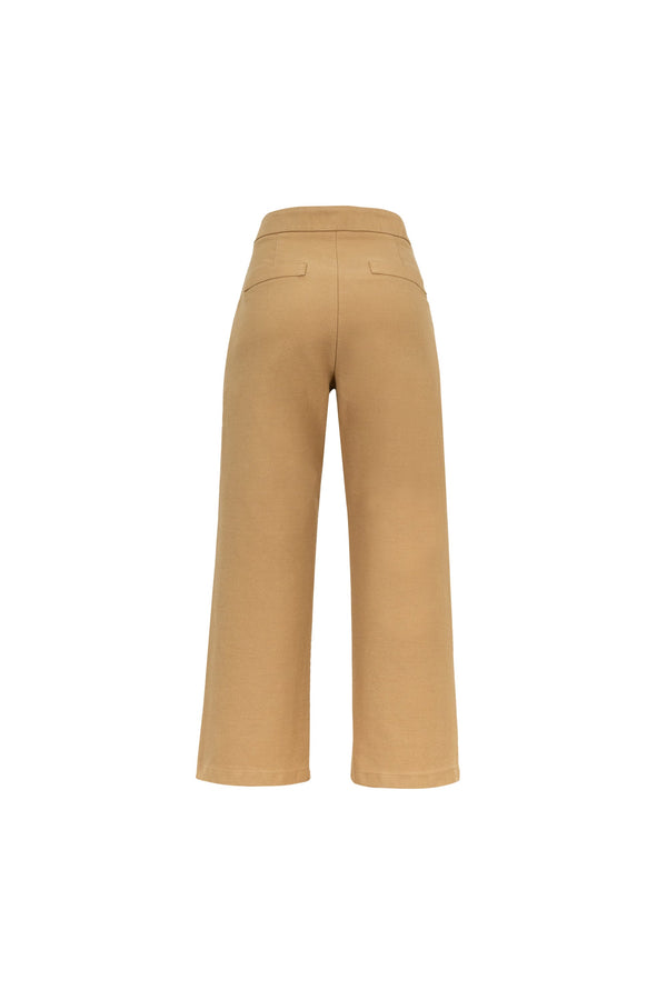 Natalia High-Waist Straight-Leg Pantalón - Reina Diaz