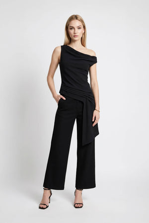 Natalia High-Waist Straight-Leg Pantalón - Reina Diaz