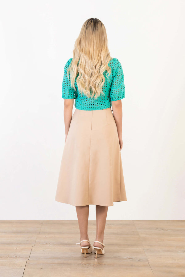 Nina Slit Midi Falda 740874 KAK - Reina Diaz