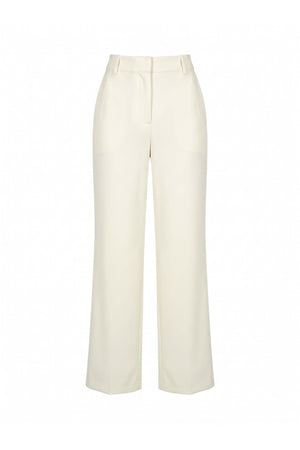 Nora High-Waist Straight-Leg Tailored Pantalón 830046 HUE - Reina Diaz
