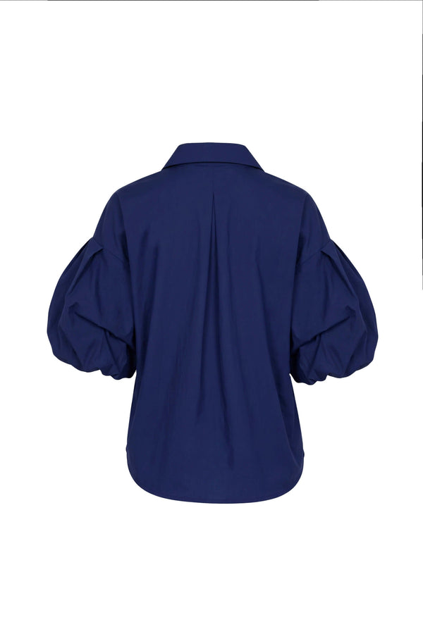 Nora Puff Sleeve Collar Red Blusa 752962 MAR - Reina Diaz
