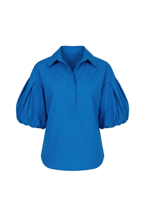 Nora Puff Sleeve Collar Red Blusa 752962 ZAF - Reina Diaz