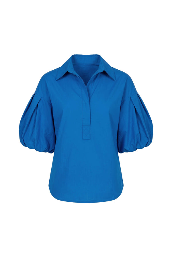 Nora Puff Sleeve Collar Red Blusa 752962 ZAF - Reina Diaz