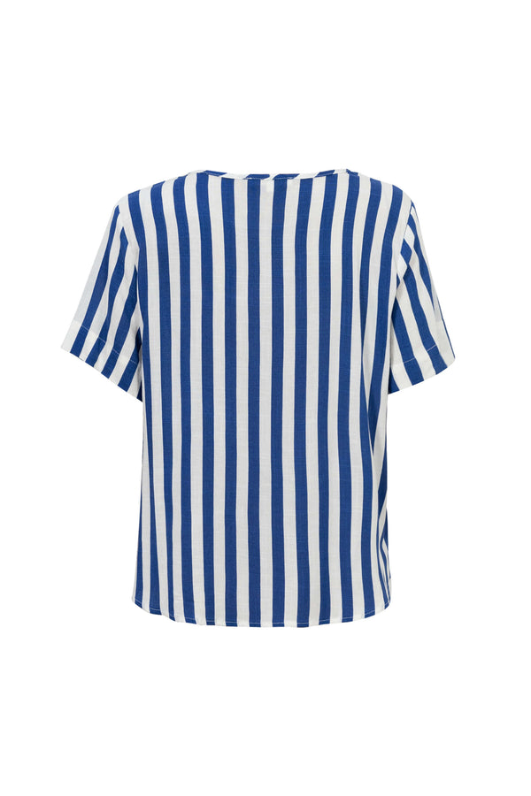 Nora Round-Neck Crew Blusa 554323 MAR - Reina Diaz
