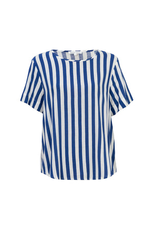 Nora Round-Neck Crew Blusa 554323 MAR - Reina Diaz