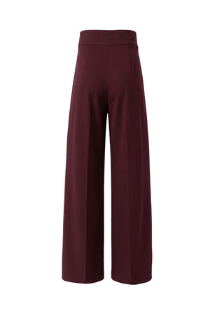 Olimpia Belted High-Waist Wide-Leg Pantalón 532178 WIN - Reina Diaz