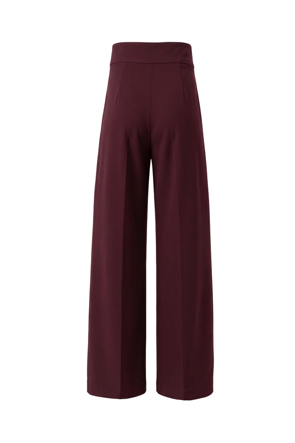 Olimpia Belted High-Waist Wide-Leg Pantalón 532178 WIN - Reina Diaz