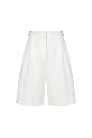 Olimpia High-Waist Pleated Bermudas (Solo Bermuda) 830047 HUE - Reina Diaz