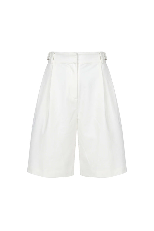 Olimpia High-Waist Pleated Bermudas (Solo Bermuda) 830047 HUE - Reina Diaz