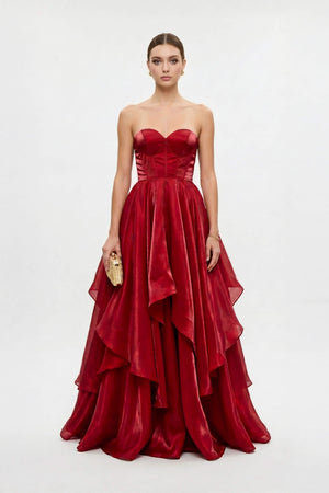 Olimpia Strapless Sweetheart Ballgown Vestido Fiesta - Reina Diaz