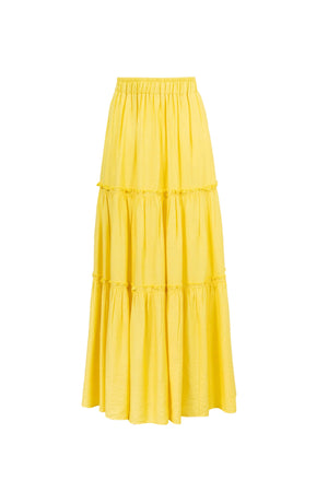 Paige Rayon Maxi Falda - Reina Diaz