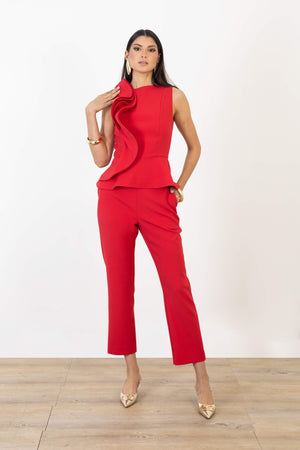 Pantalón - 532019 - ROJ (Solo pantalón) - Reina Diaz