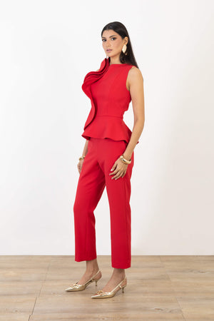 Pantalón - 532019 - ROJ (Solo pantalón) - Reina Diaz