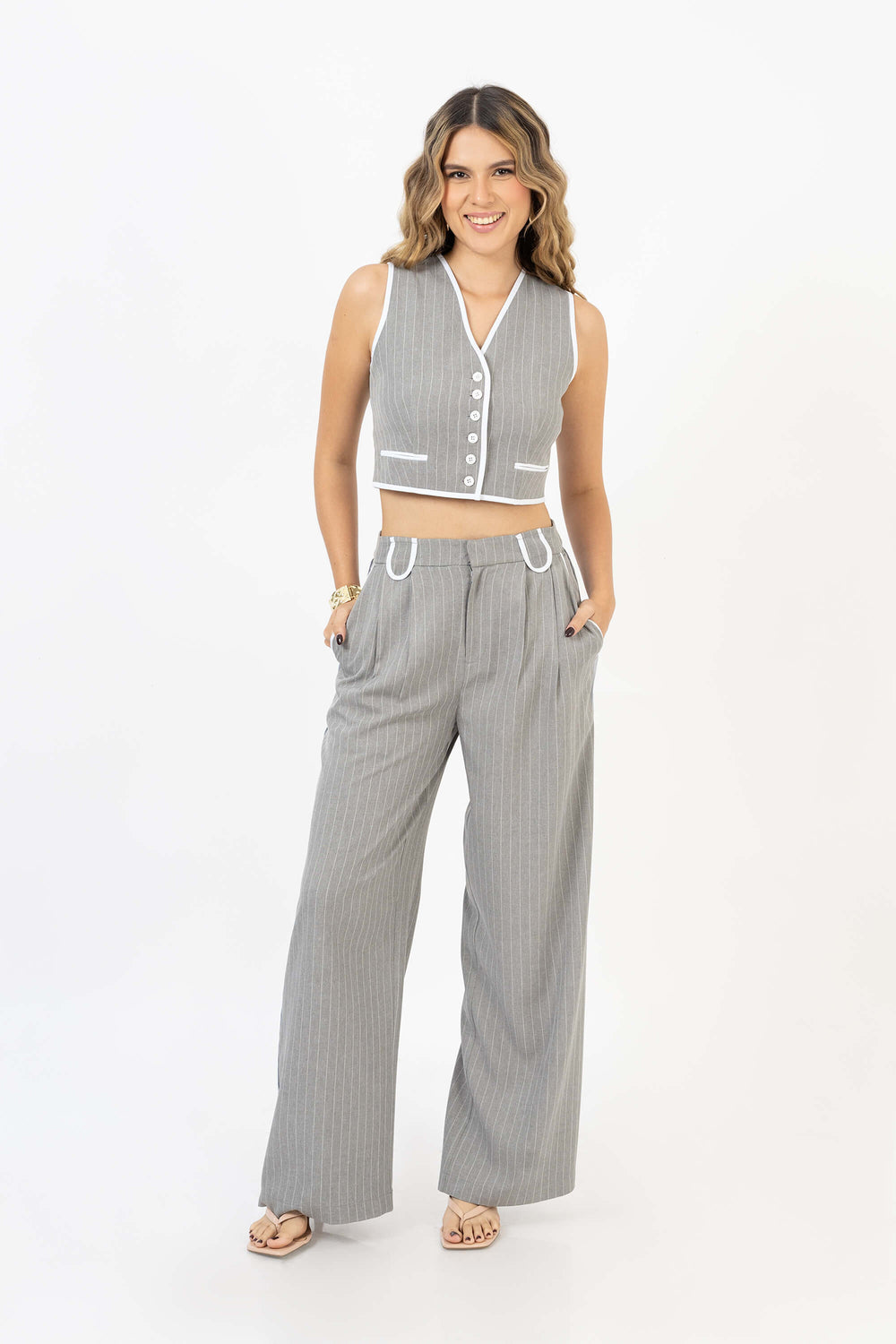 Pantalón - 532113 - GRI - Reina Diaz