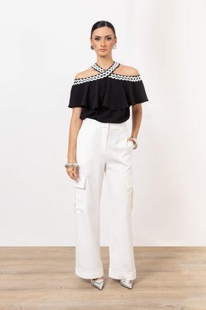 Pantalón - 730964 - BCO (Solo pantalón) - Reina Diaz