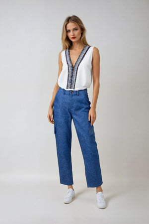 Pantalón - 731006 - MEZ - Reina Diaz