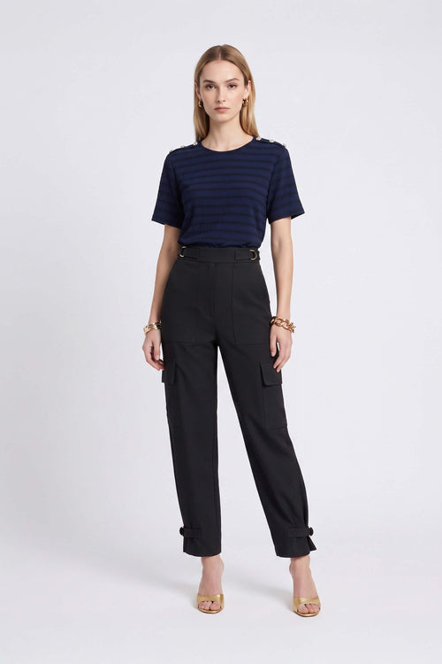 Pantalón Valeria Cargo Wide Leg 731035 NEG - Reina Diaz