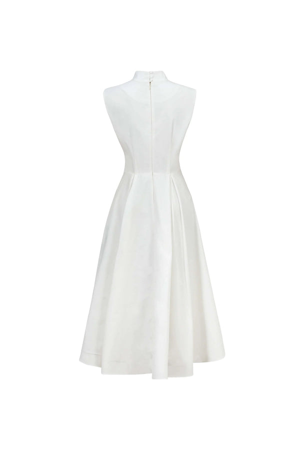 París Tech Sleeveless Midi Vestido - Reina Diaz