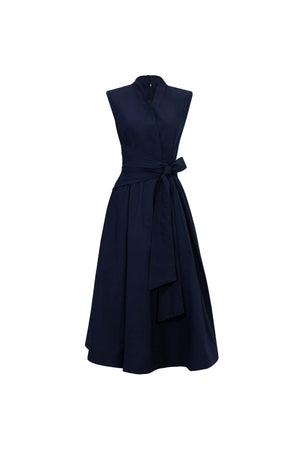 París Tech Sleeveless Midi Vestido - Reina Diaz