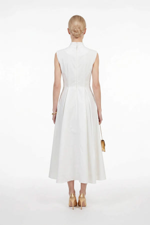 París Tech Sleeveless Midi Vestido - Reina Diaz