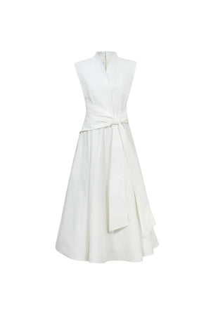 París Tech Sleeveless Midi Vestido - Reina Diaz