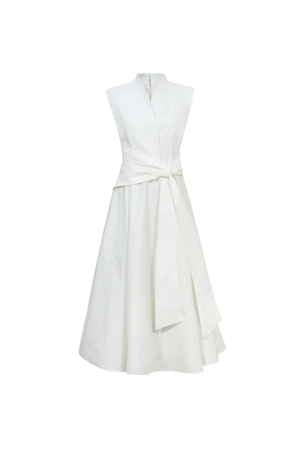 París Tech Sleeveless Midi Vestido - Reina Diaz