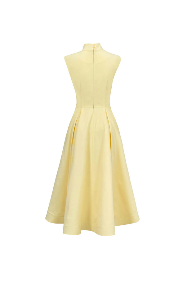 París Tech Sleeveless Midi Vestido - Reina Diaz