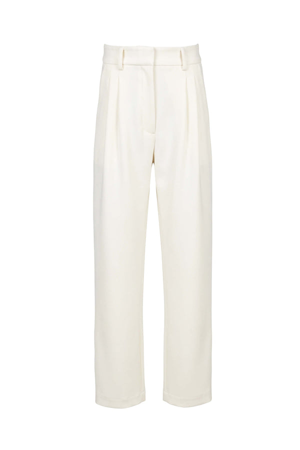 Paulina Pleated High-Waist Pink Pantalón 532137 HUE - Reina Diaz