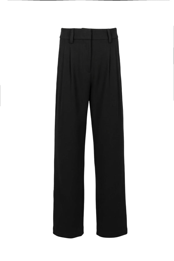 Paulina Pleated High-Waist Pink Pantalón 532137 NEG - Reina Diaz