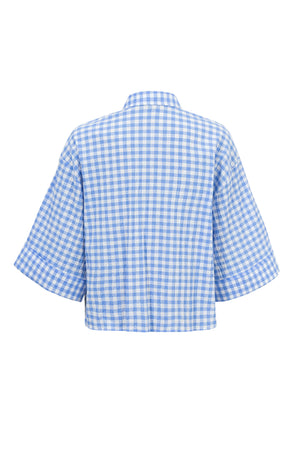 Rebeca Striped Oversize Blusa - Reina Diaz