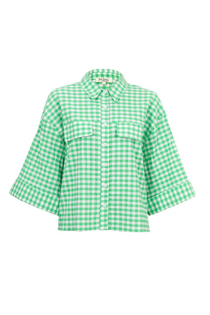 Rebeca Striped Oversize Blusa - Reina Diaz