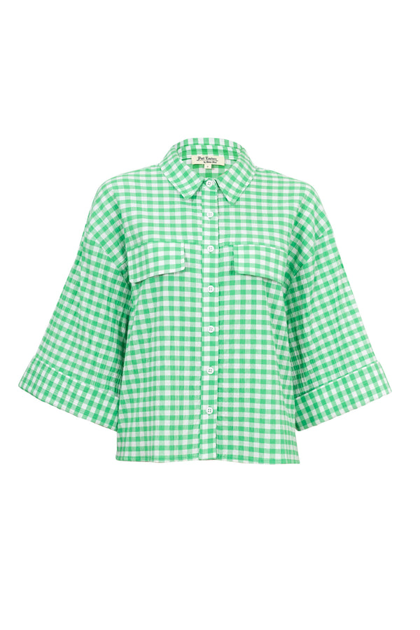 Rebeca Striped Oversize Blusa - Reina Diaz