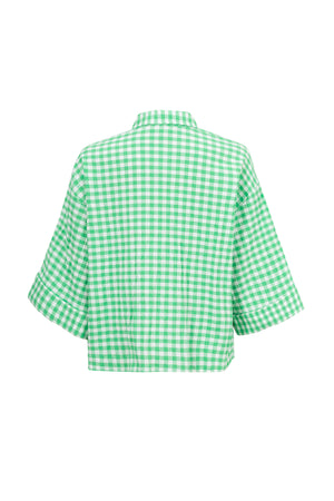 Rebeca Striped Oversize Blusa - Reina Diaz
