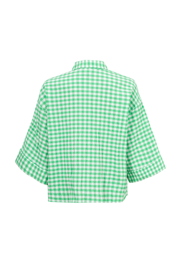 Rebeca Striped Oversize Blusa - Reina Diaz