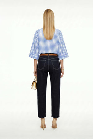 Rebeca Striped Oversize Blusa - Reina Diaz
