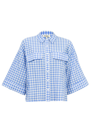 Rebeca Striped Oversize Blusa - Reina Diaz