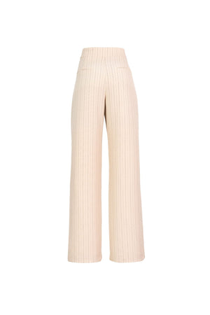 Rebecca Pinstripe Sastre Pantalón - Reina Diaz
