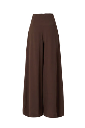 Renata Button Detail Wide-Leg Pantalón 532162 CAF - Reina Diaz