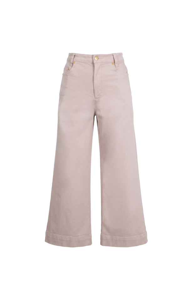Renata High-Waist Wide-Leg Pantalón 731148 ARE - Reina Diaz