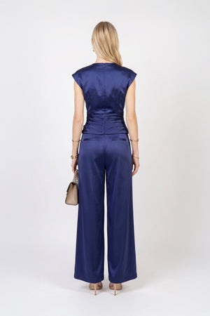 Renata High-Waist Wide-Leg Pants 532140 MAR - Reina Diaz