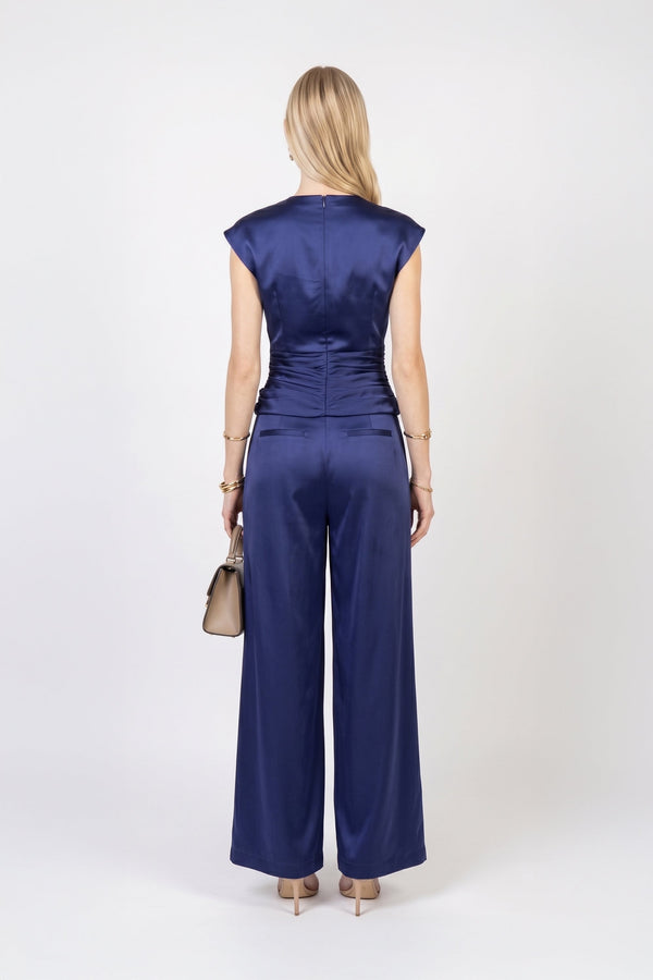 Renata High-Waist Wide-Leg Pants 532140 MAR - Reina Diaz