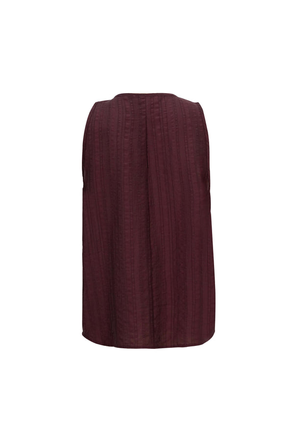 Renata Tie-Neck Keyhole Sleeveless Blusa 753041 PAS - Reina Diaz