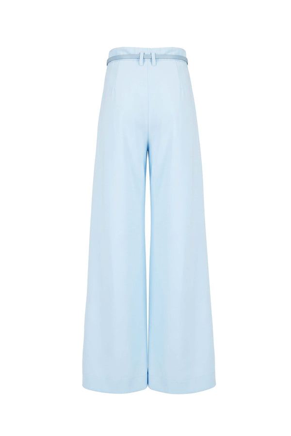 Romina Belted High-Waist Wide-Leg Pantalón 532169 CIE - Reina Diaz
